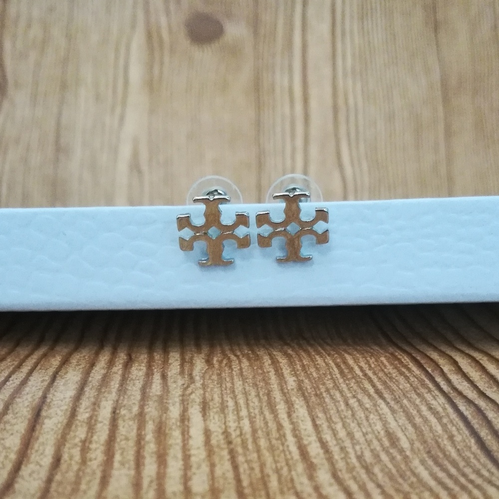 Tory Burch Logo Earrings